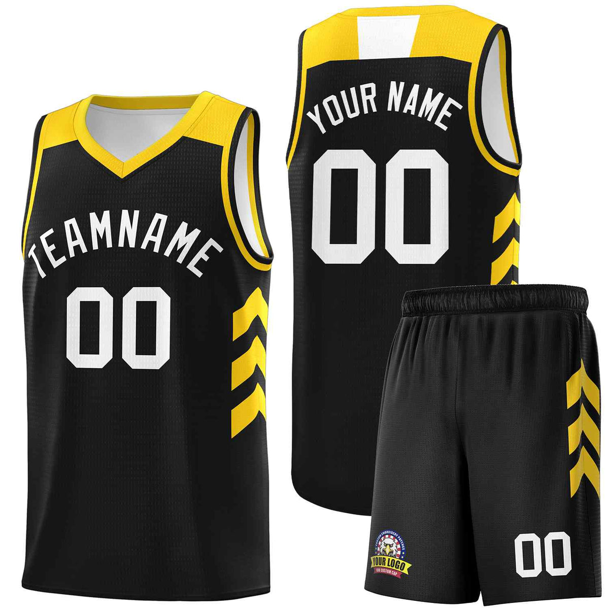 Custom Black White Classic Kits Sports Uniform Basketball Jersey
