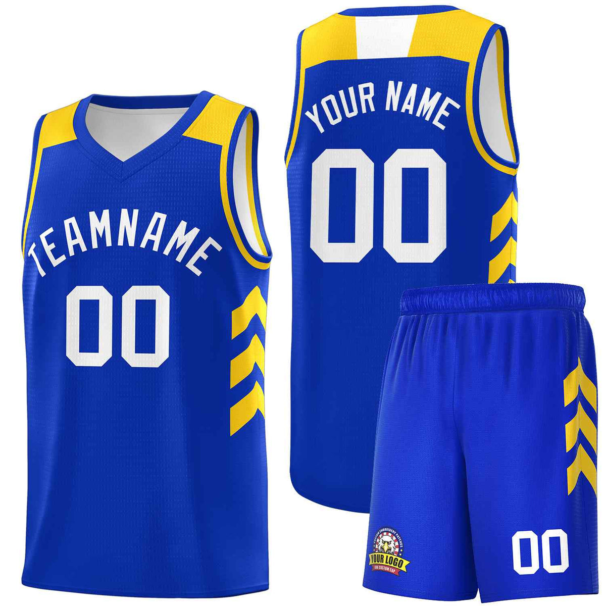 Custom Royal White Classic Kits Sports Uniform Basketball Jersey