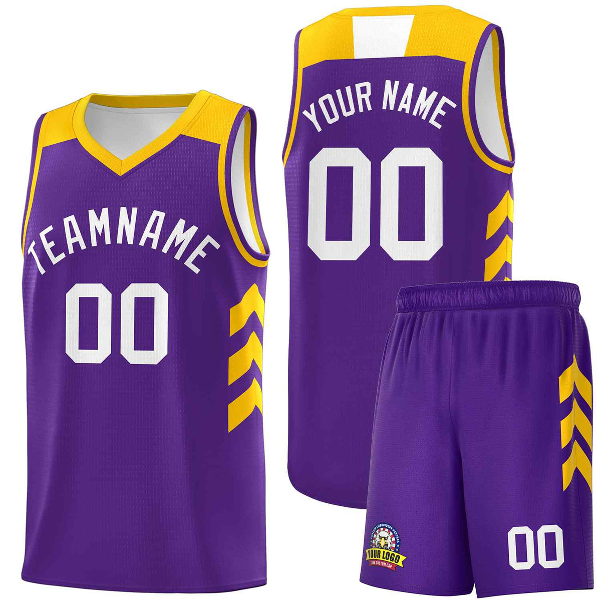 Custom Purple White Classic Kits Sports Uniform Basketball Jersey
