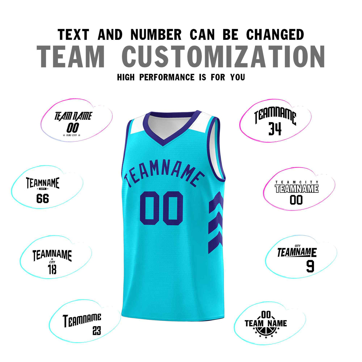 Custom Aqua Royal Classic Kits Sports Uniform Basketball Jersey