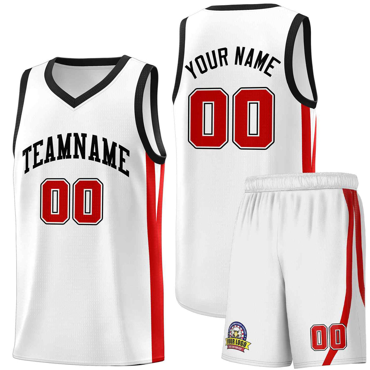 Custom Black White Classic Kits Sports Uniform Basketball Jersey | KXKSHOP