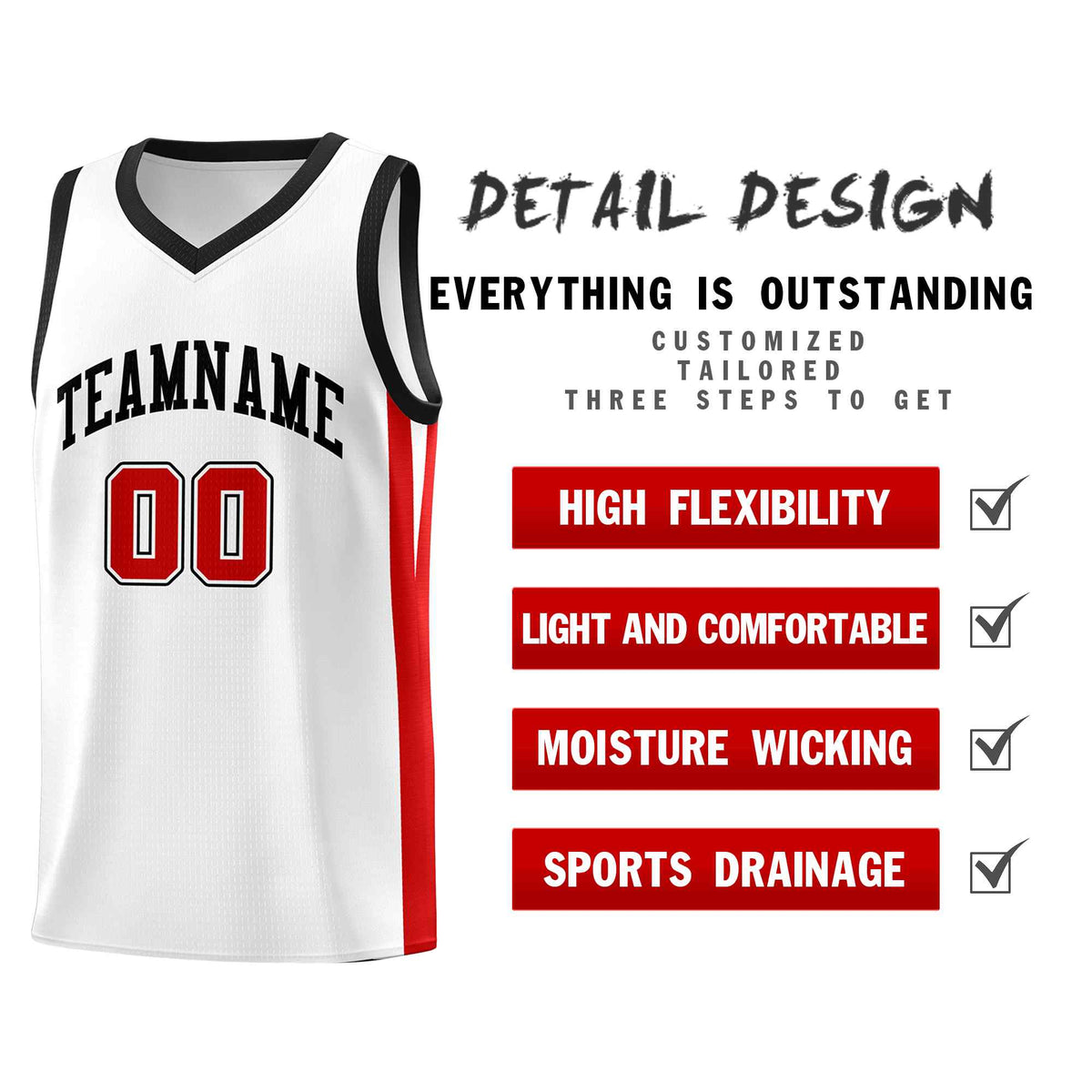 Custom Black White Classic Kits Sports Uniform Basketball Jersey | KXKSHOP