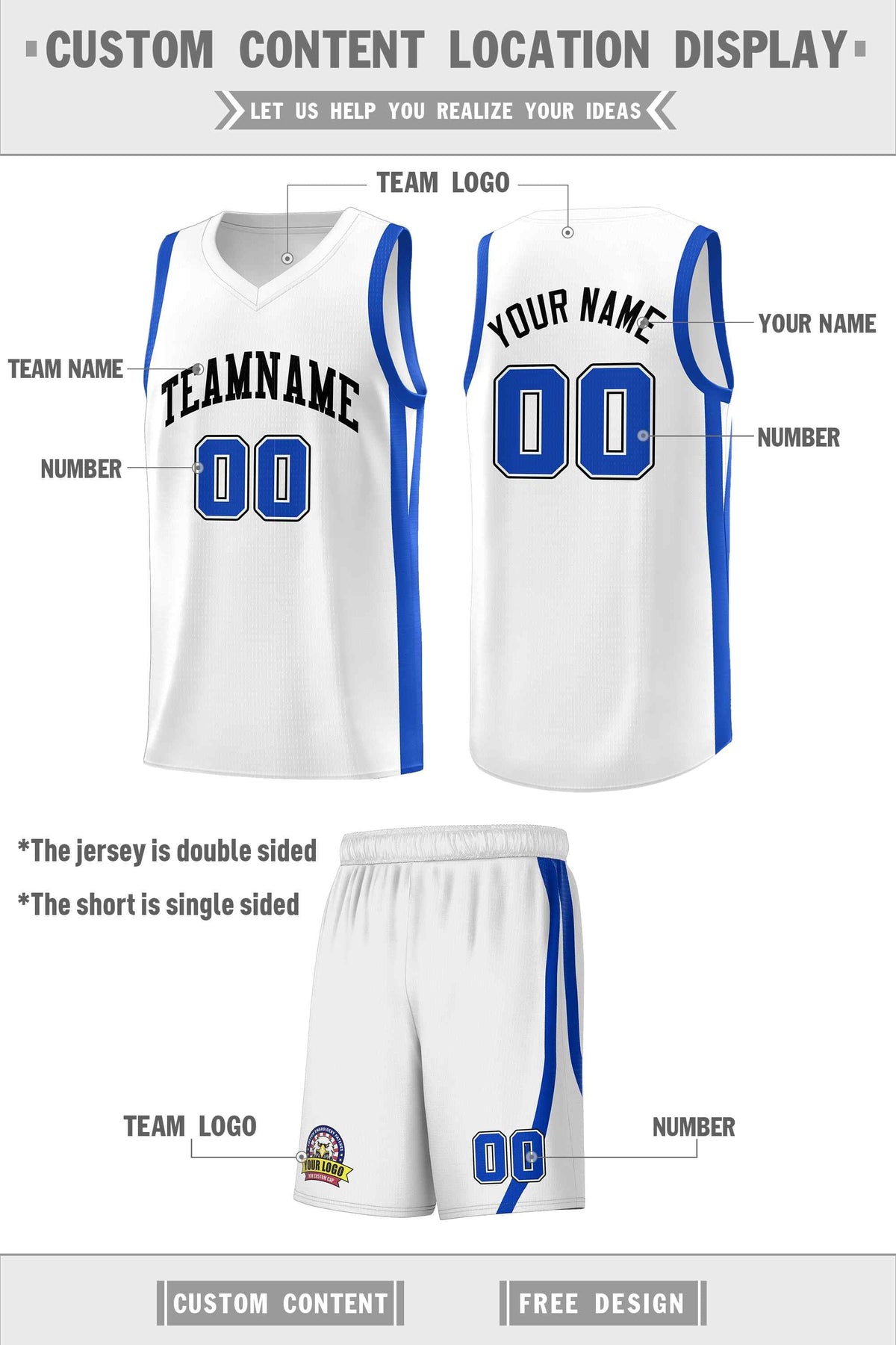 Custom Black White Classic Kits Sports Uniform Basketball Jersey | KXKSHOP
