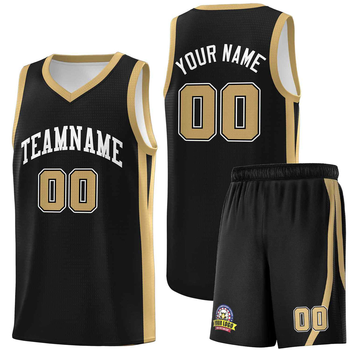 Custom Black White Classic Kits Sports Uniform Basketball Jersey | KXKSHOP