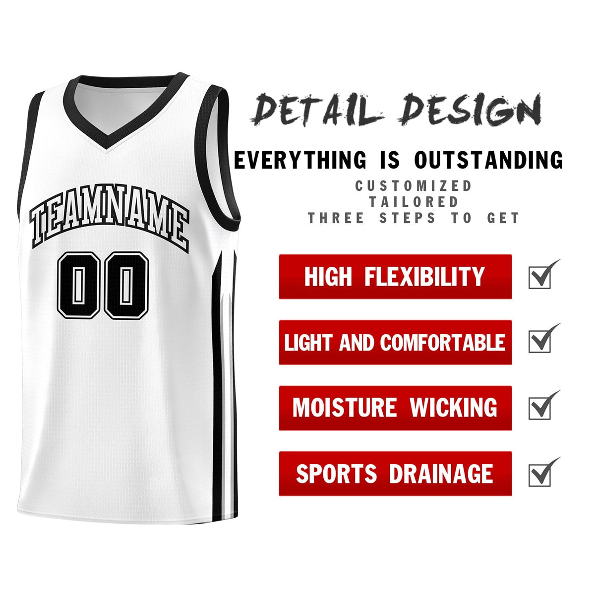 Custom Navy White Classic Tops Fashion Sportwear Basketball Jersey | KXKSHOP