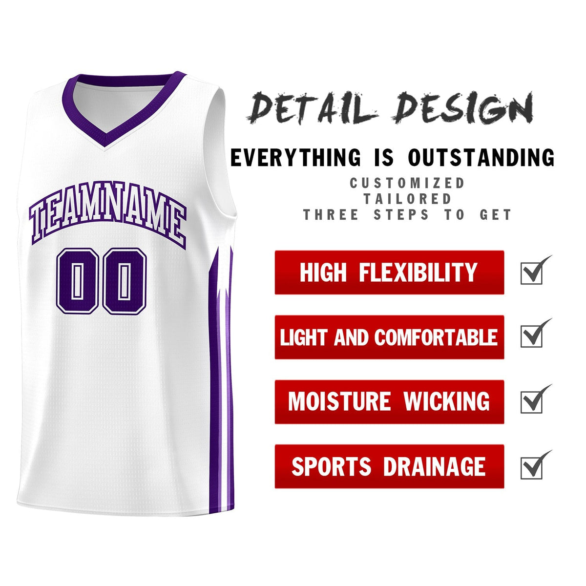 Custom Navy White Classic Tops Fashion Sportwear Basketball Jersey | KXKSHOP