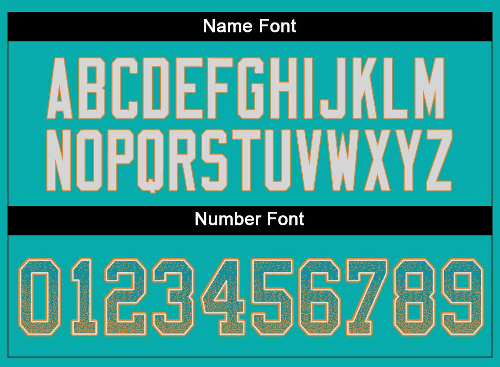 Custom Aqua White-Orange Drift Fashion Mesh Authentic American Football Jersey| KXKSHOP