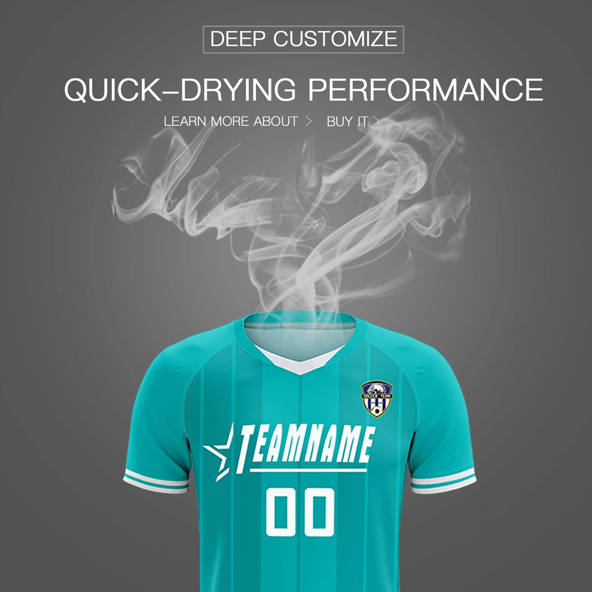 Custom Green Classic Striped Personalized Football Kit Jersey