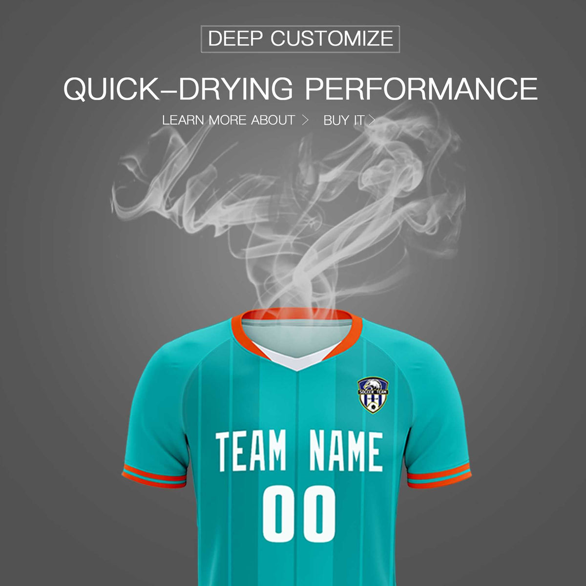 Custom Green Classic Striped Personalized Football Kit Jersey