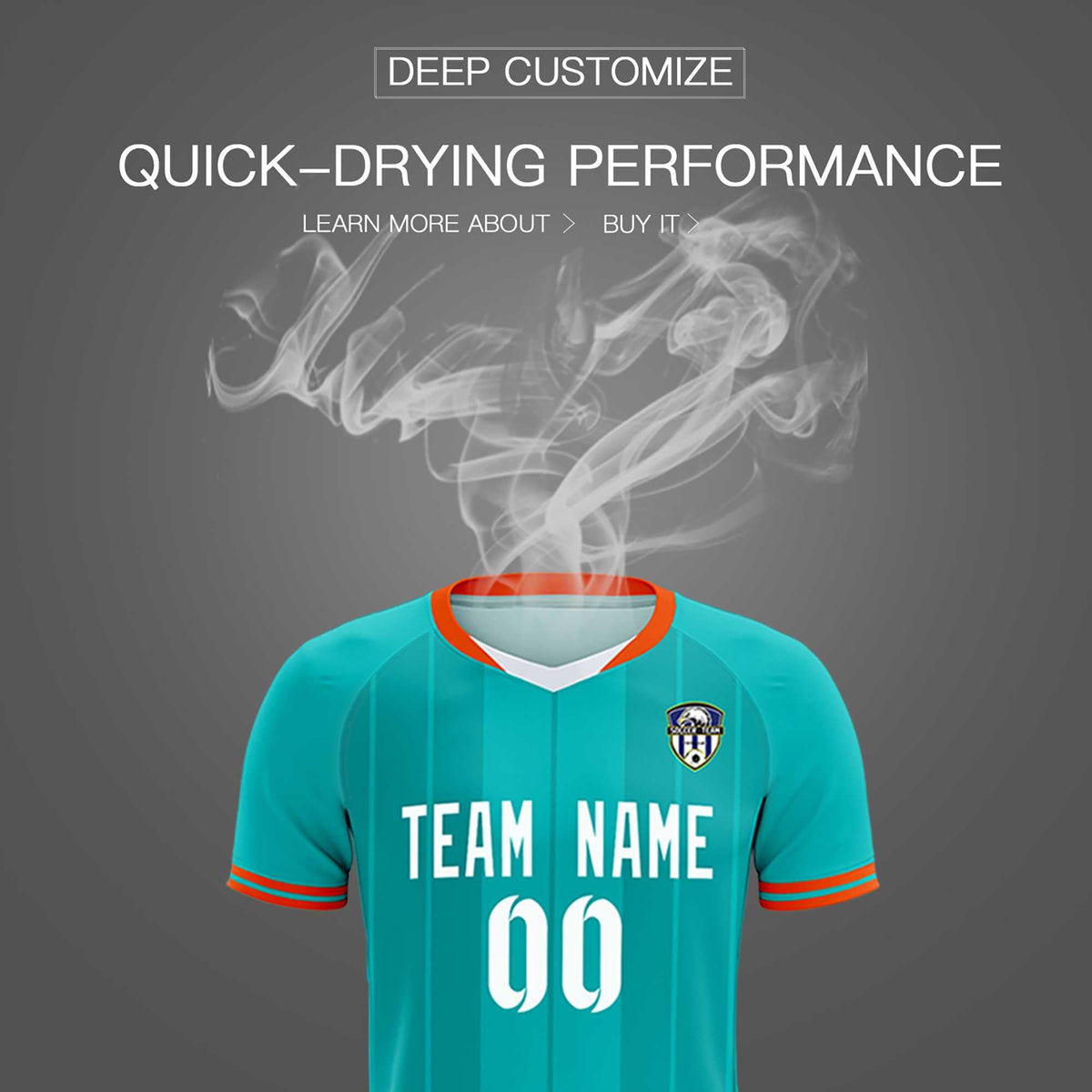 Custom Green Classic Striped Personalized Football Kit Jersey