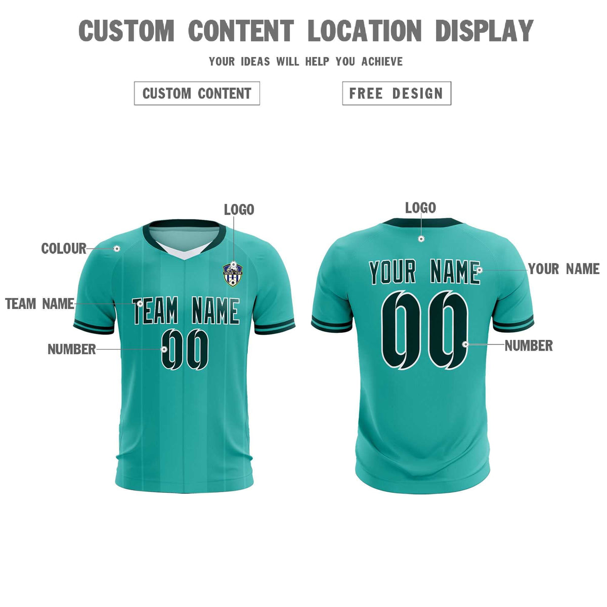 Custom Bright Green Classic Striped Personalized Football Kit Jersey