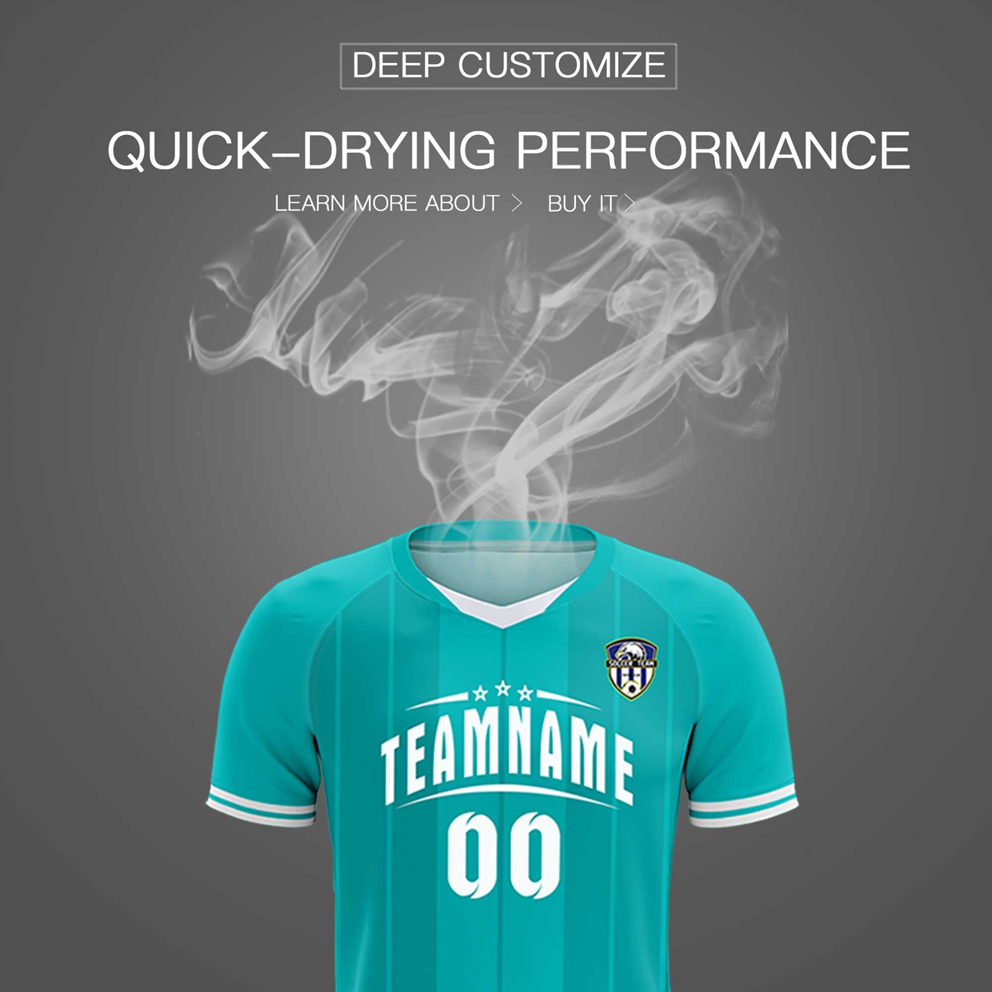 Custom Green Classic Striped Personalized Football Kit Jersey