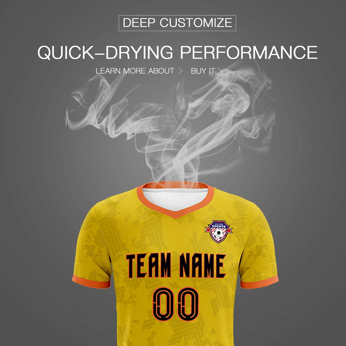 Custom Khaki Camo sports Football Kit Jersey