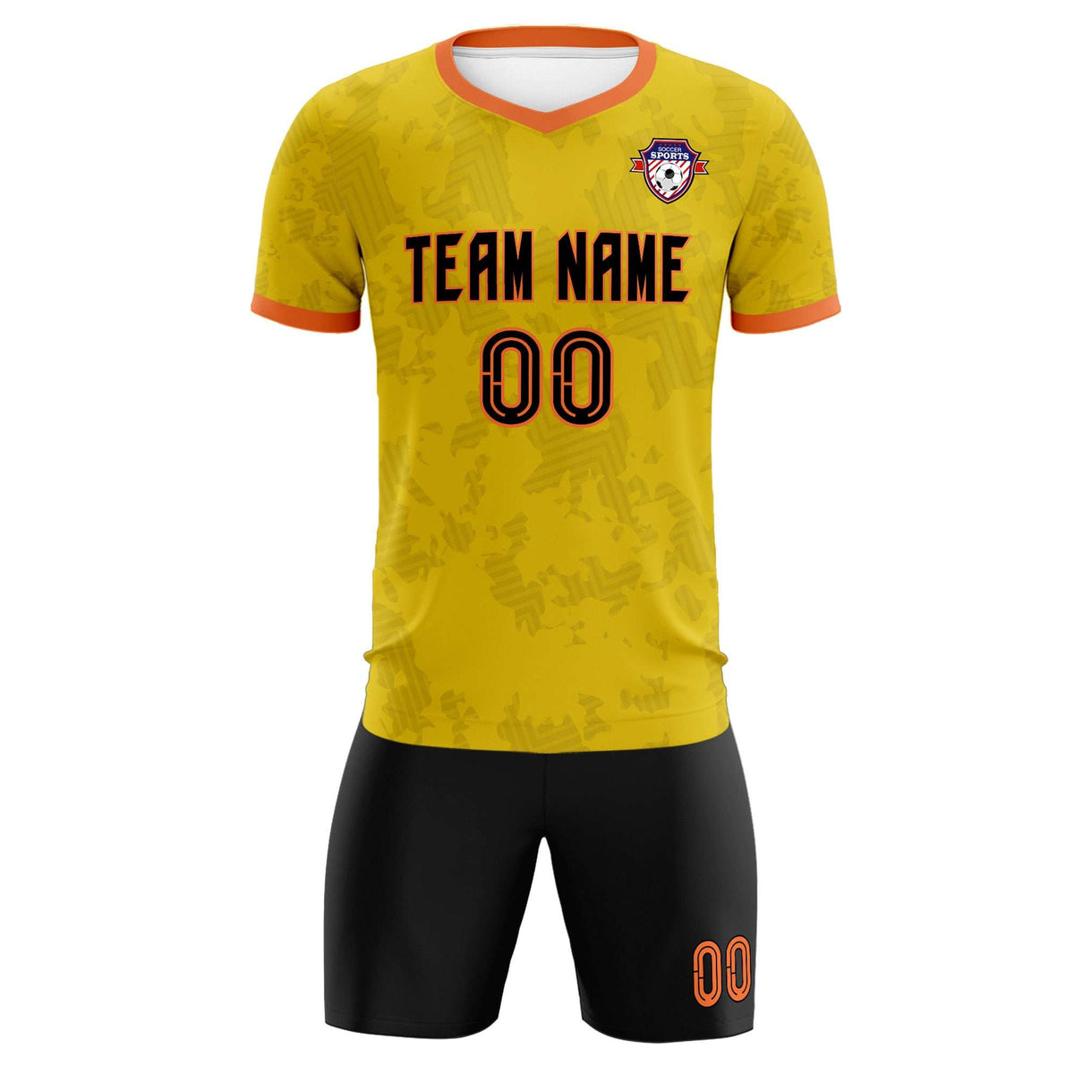 Custom Khaki Camo sports Football Kit Jersey