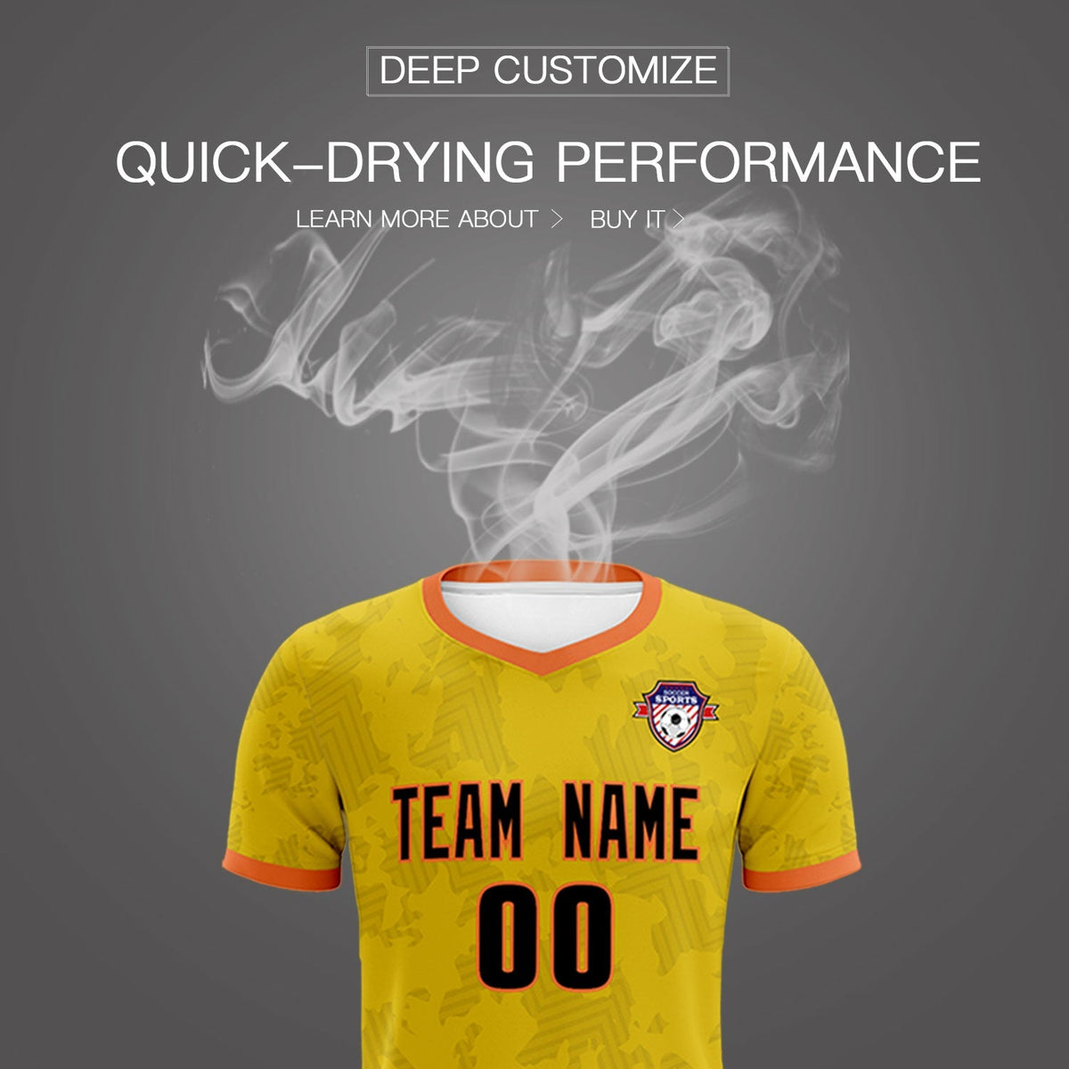 Custom Khaki Camo sports Football Kit Jersey