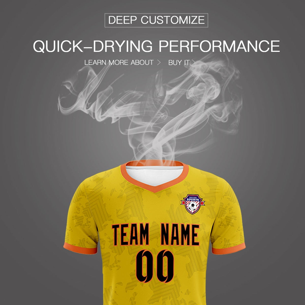 Custom Khaki Camo sports Football Kit Jersey