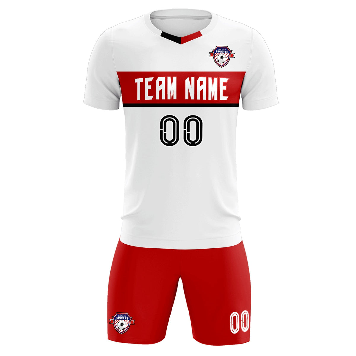 Custom White Classic Sports kit Football Shirt Jersey