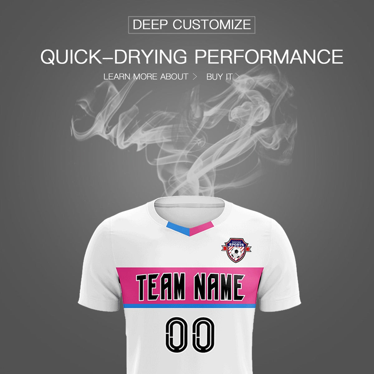 Custom White Classic Sports kit Football Shirt Jersey