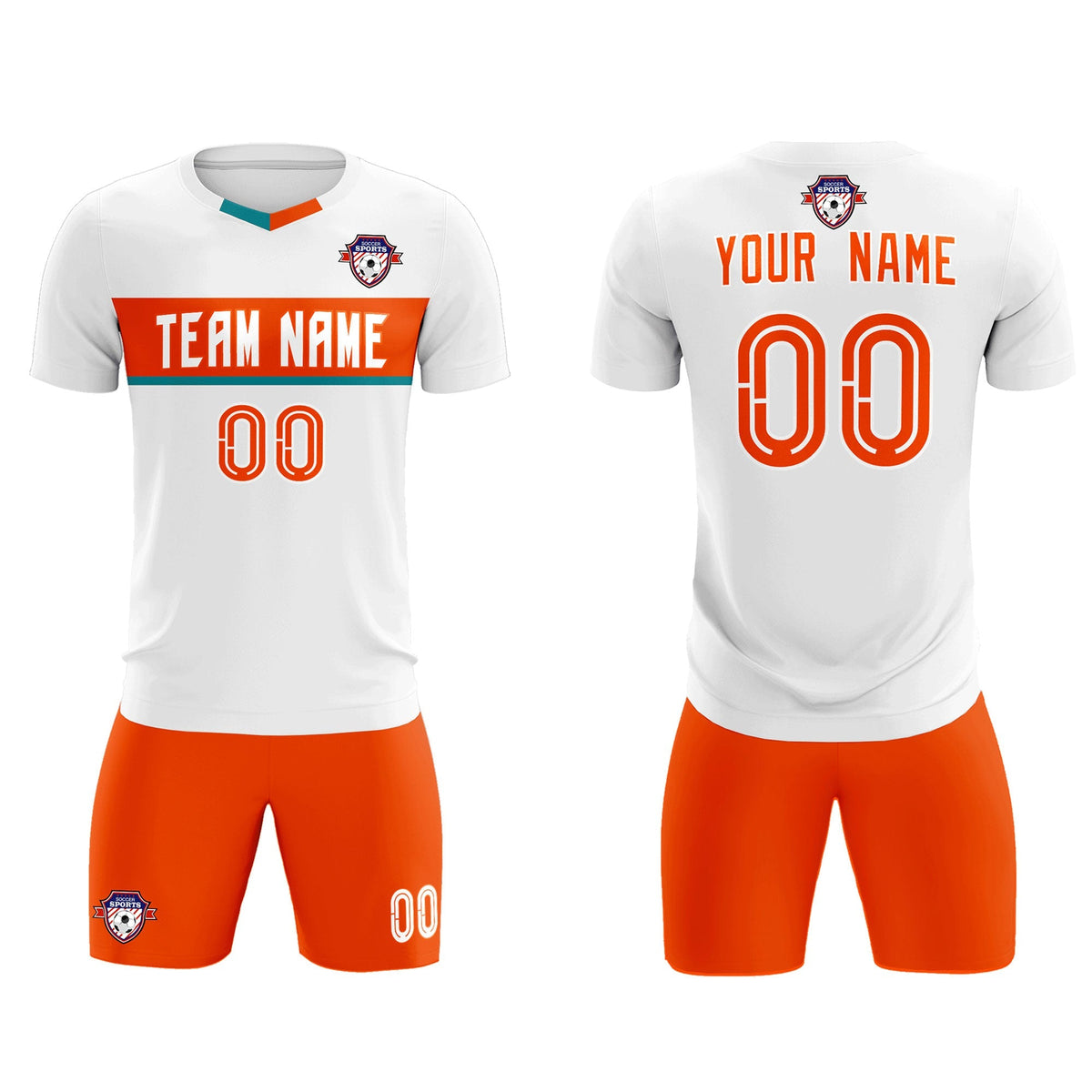 Custom White Classic Sports kit Football Shirt Jersey