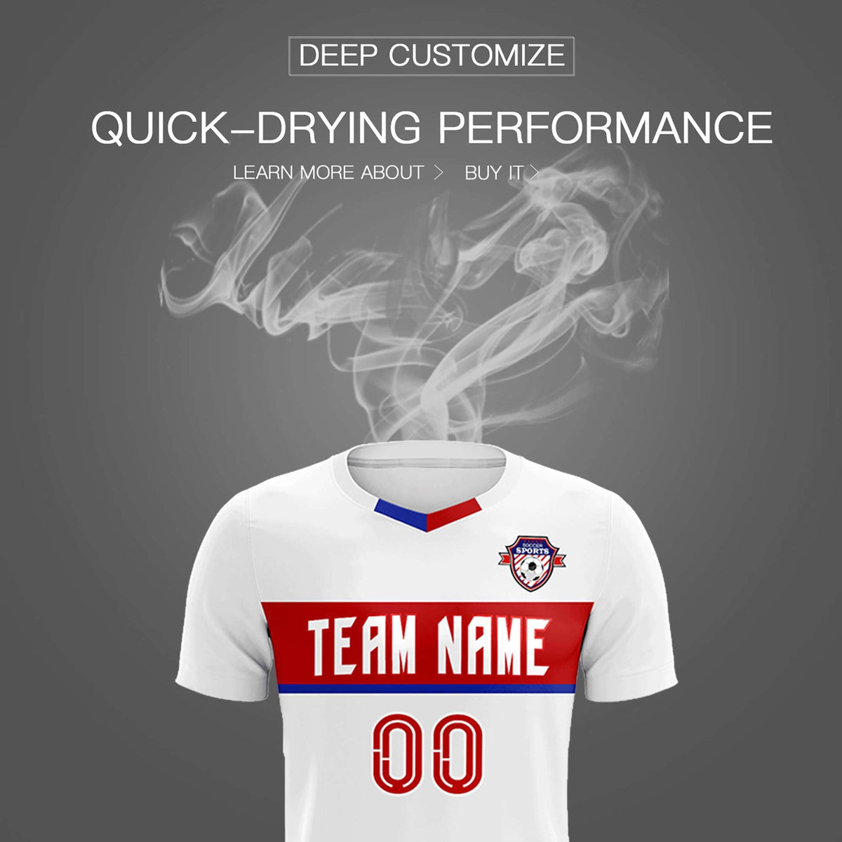 Custom White Classic Sports kit Football Shirt Jersey