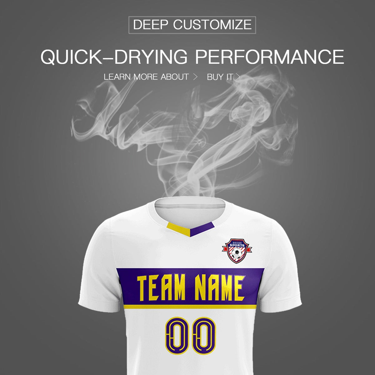 Custom White Classic Sports kit Football Shirt Jersey