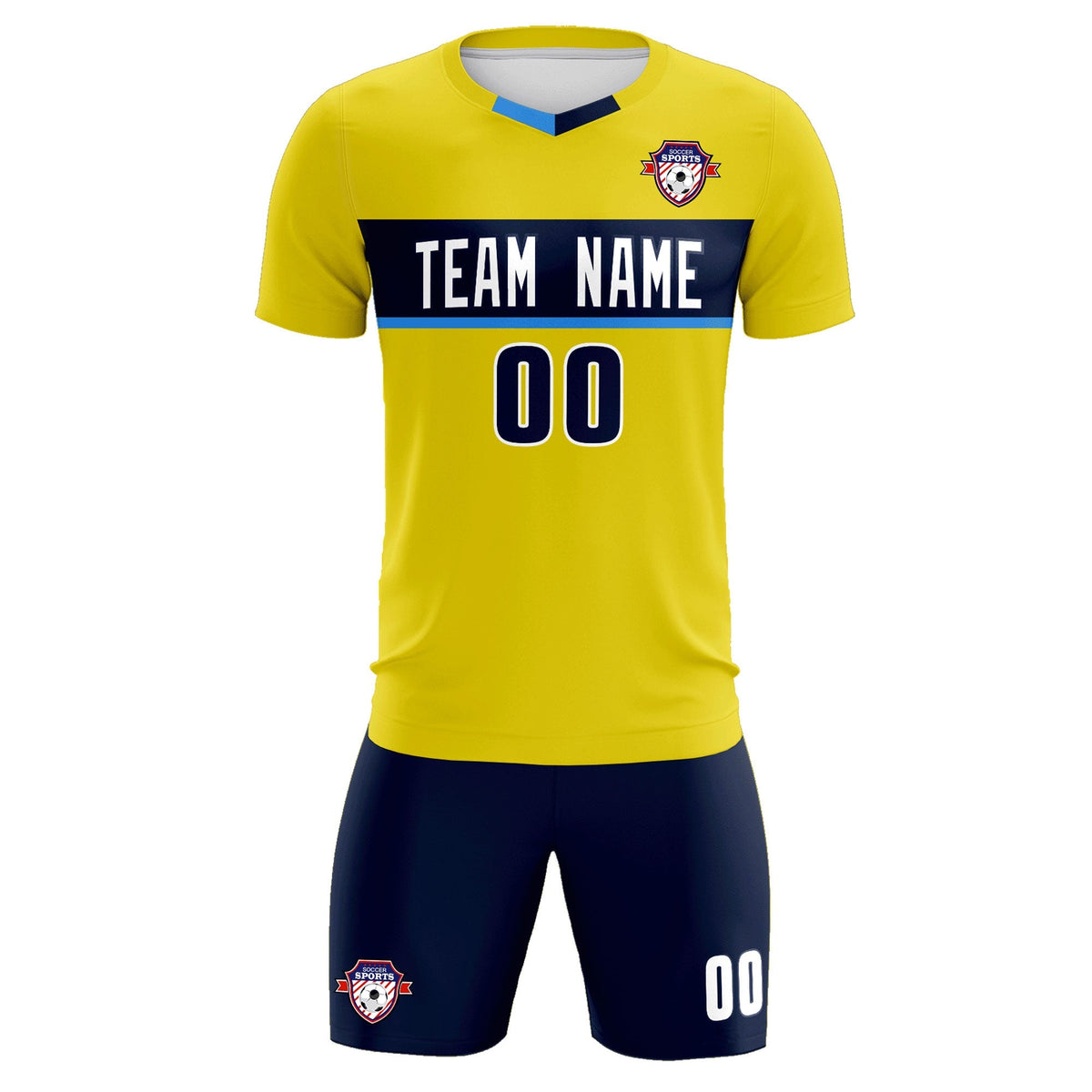 Custom Gold Classic Sports kit Football Shirt Jersey