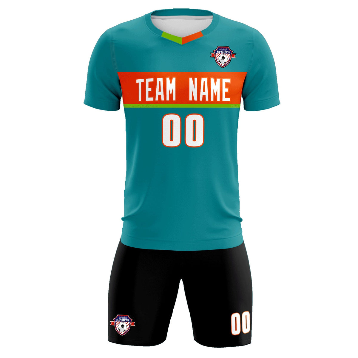 Custom Aqua Classic Sports kit Football Shirt Jersey