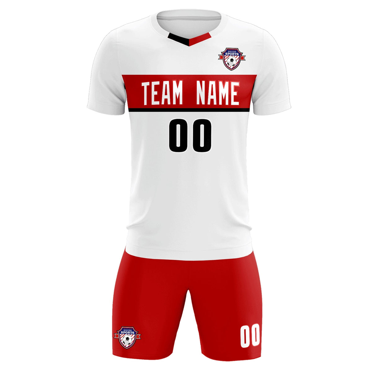 Custom White Classic Sports kit Football Shirt Jersey