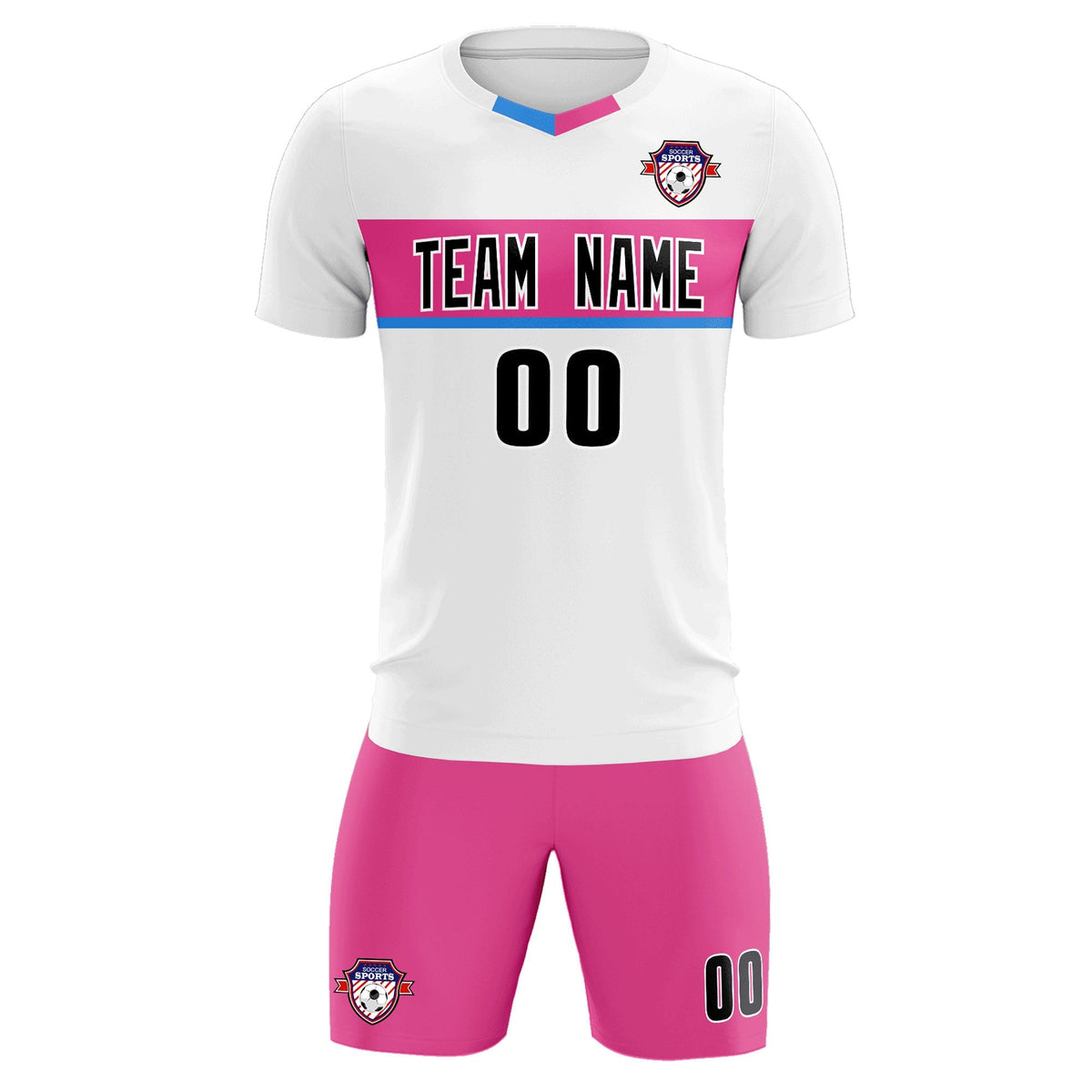 Custom White Classic Sports kit Football Shirt Jersey