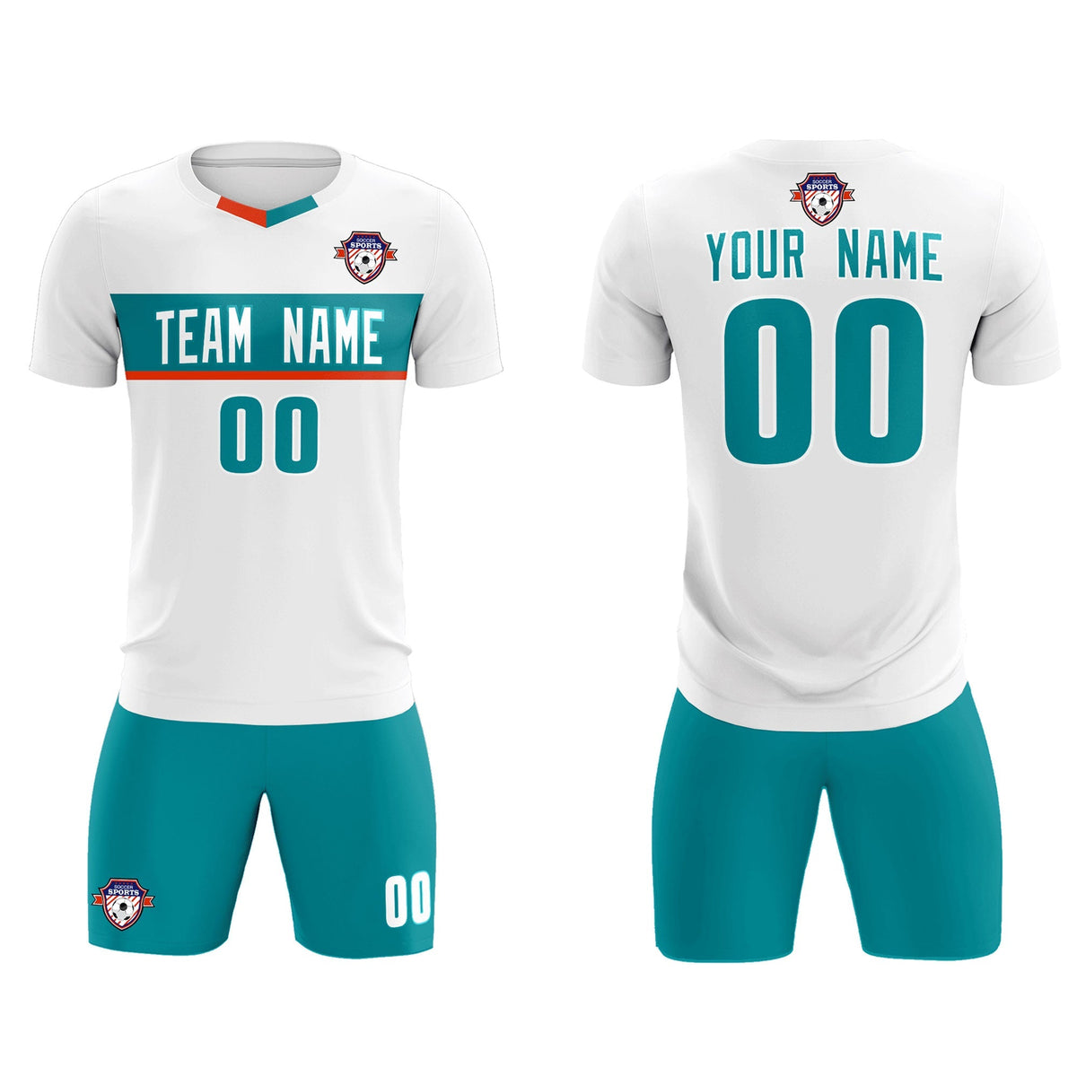 Custom White Classic Sports kit Football Shirt Jersey