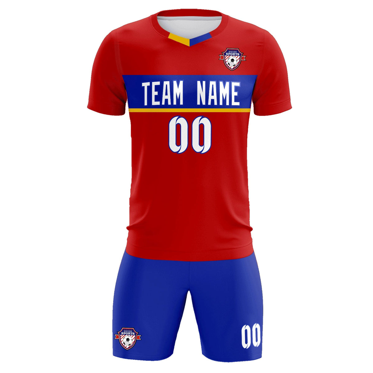 Custom Red Classic Sports kit Football Shirt Jersey