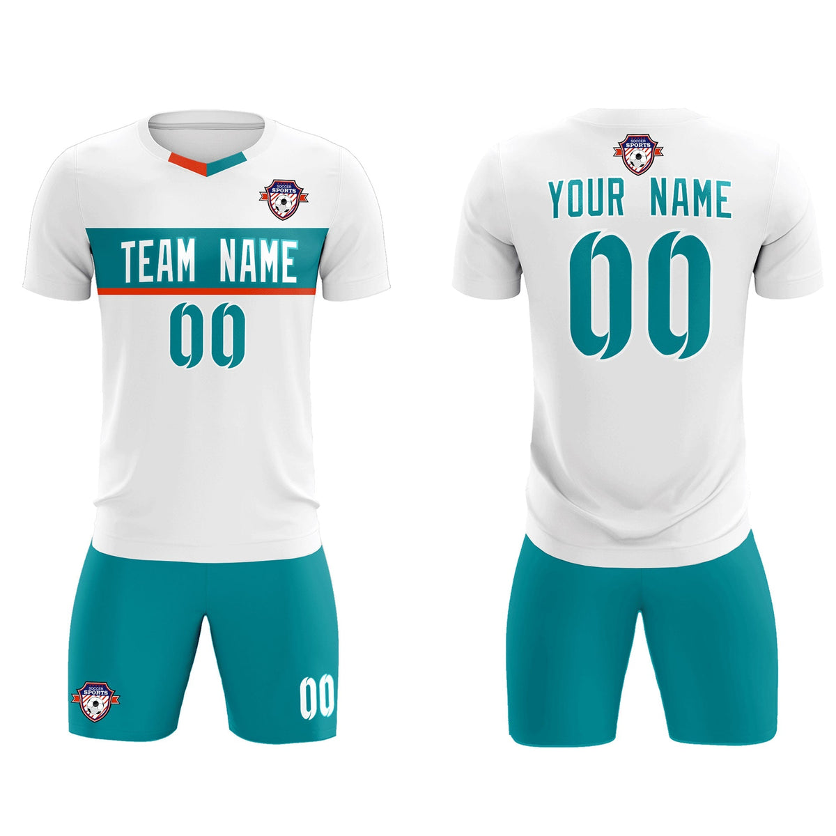 Custom White Classic Sports kit Football Shirt Jersey