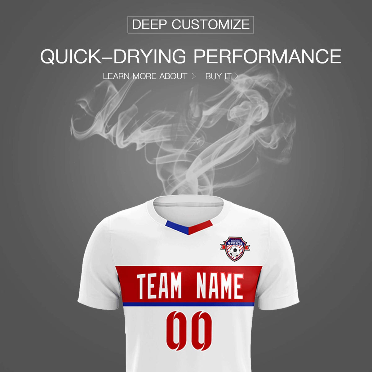 Custom White Classic Sports kit Football Shirt Jersey