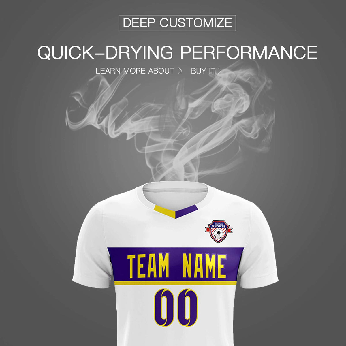 Custom White Classic Sports kit Football Shirt Jersey