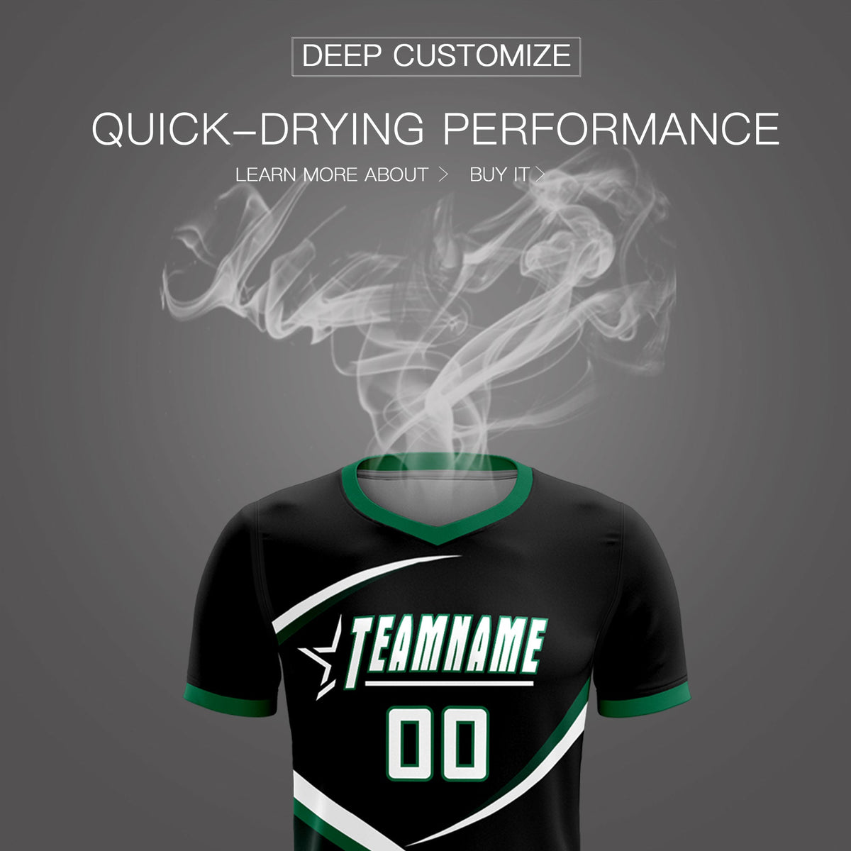 Custom Black Kelly Green Color Block Training Uniform For Men Soccer Sets Jersey