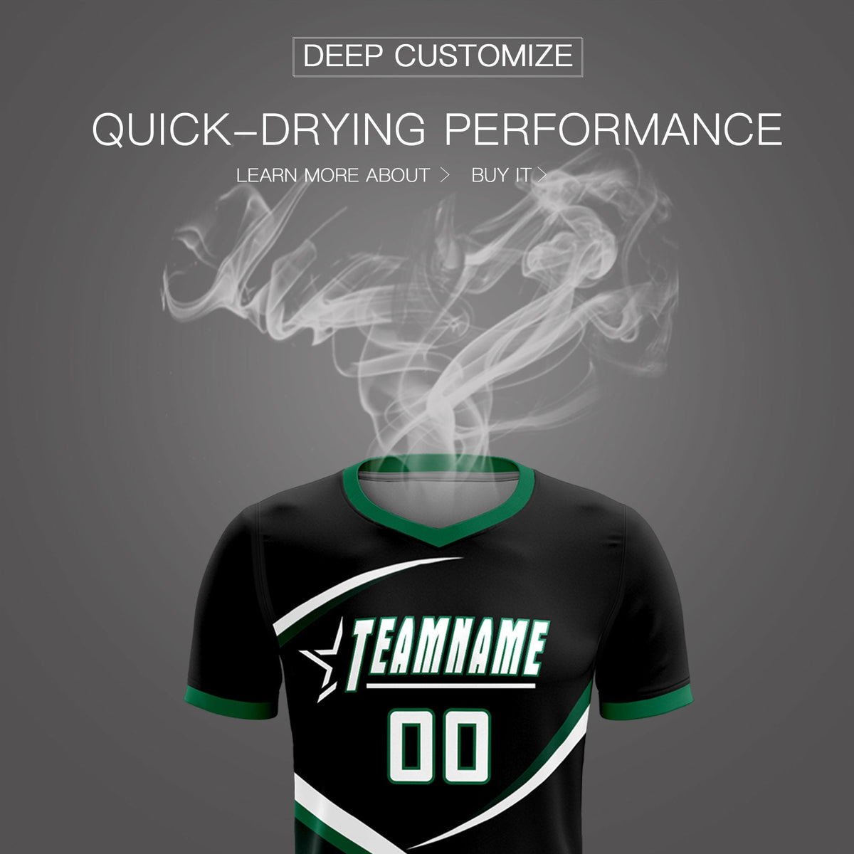 Custom Black Kelly Green Color Block Training Uniform For Men Soccer Sets Jersey