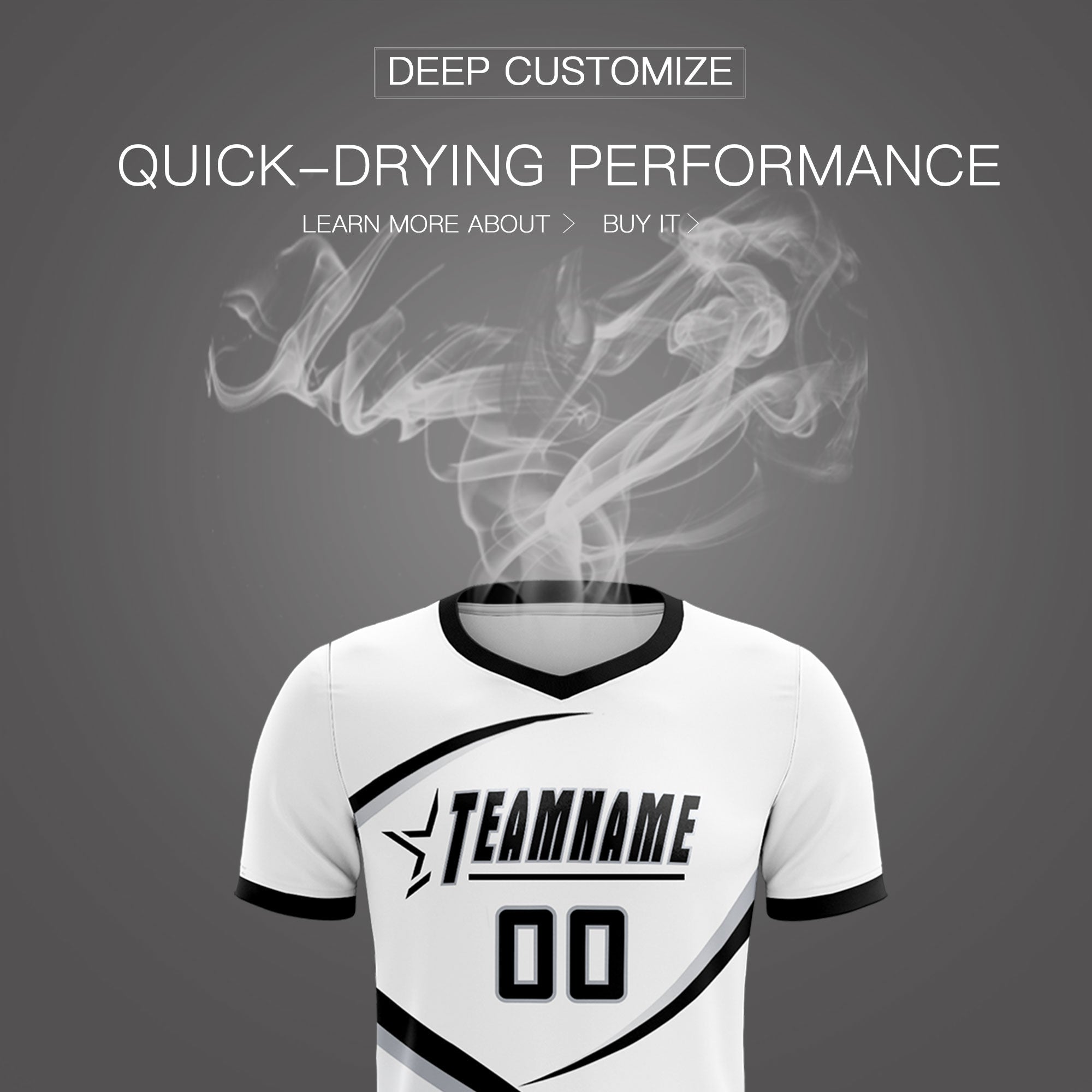 Custom White Black Color Block Training Uniform For Men Soccer Sets Jersey