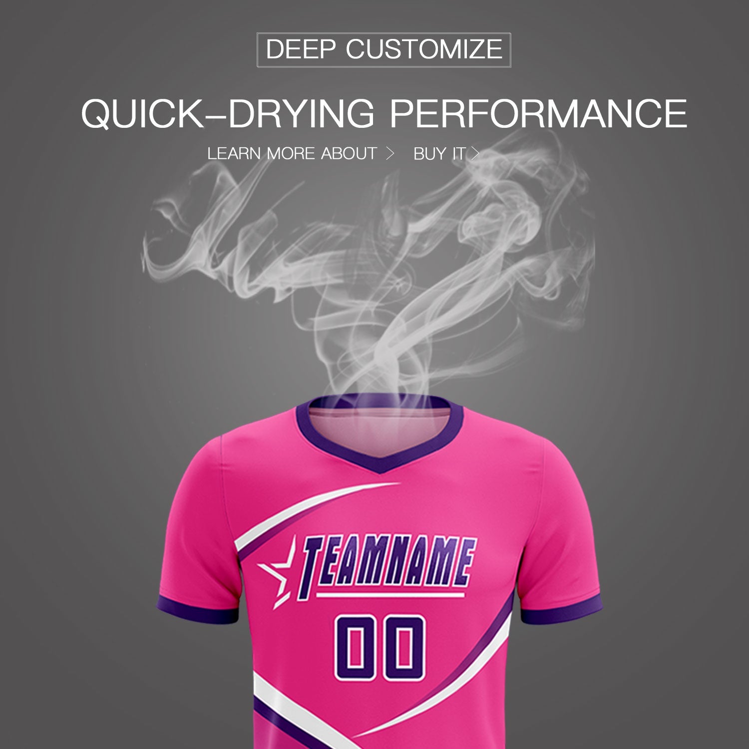 Custom Pink Purple Color Block Training Uniform For Men Soccer Sets Jersey