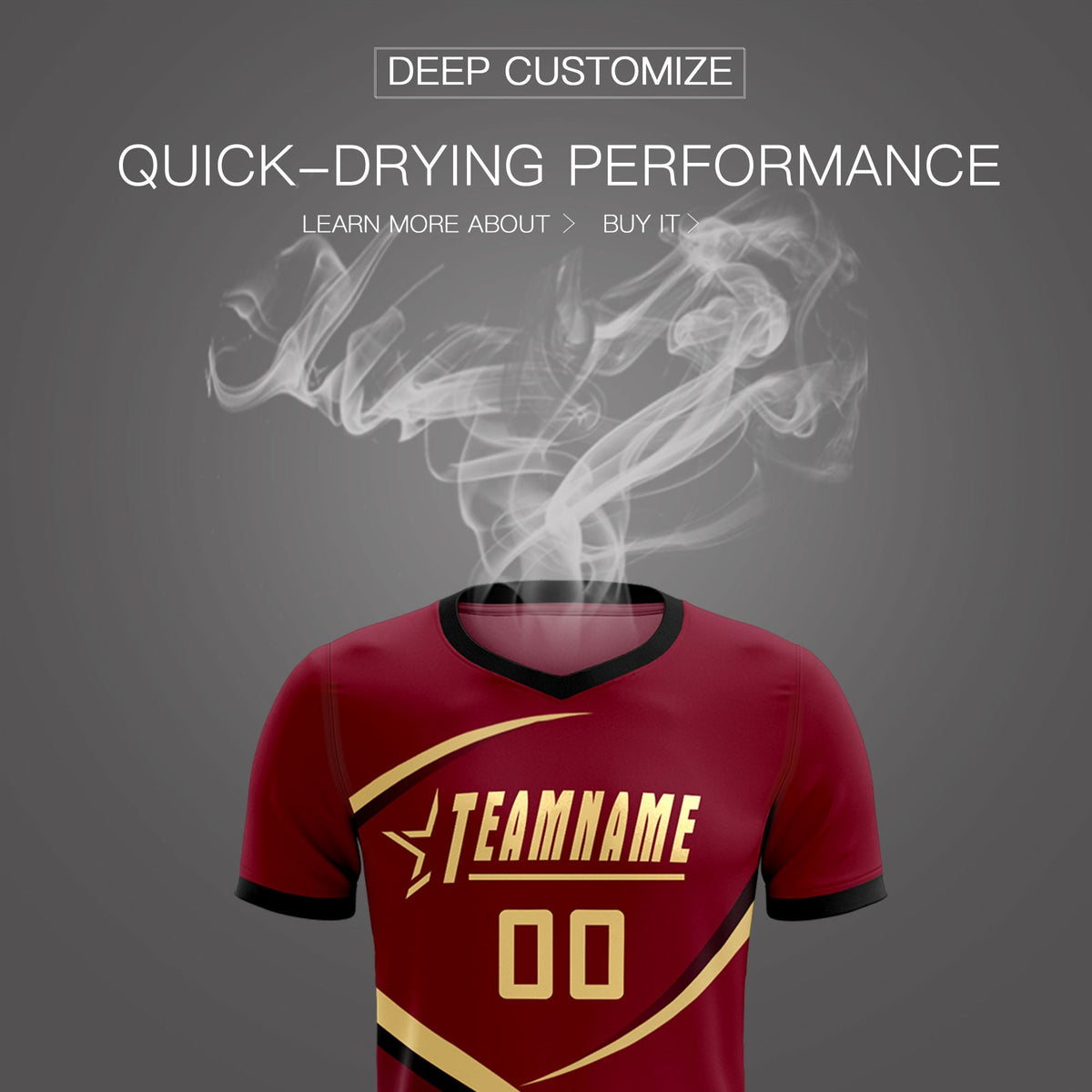 Custom Crimson Black Color Block Training Uniform For Men Football Kits Jersey