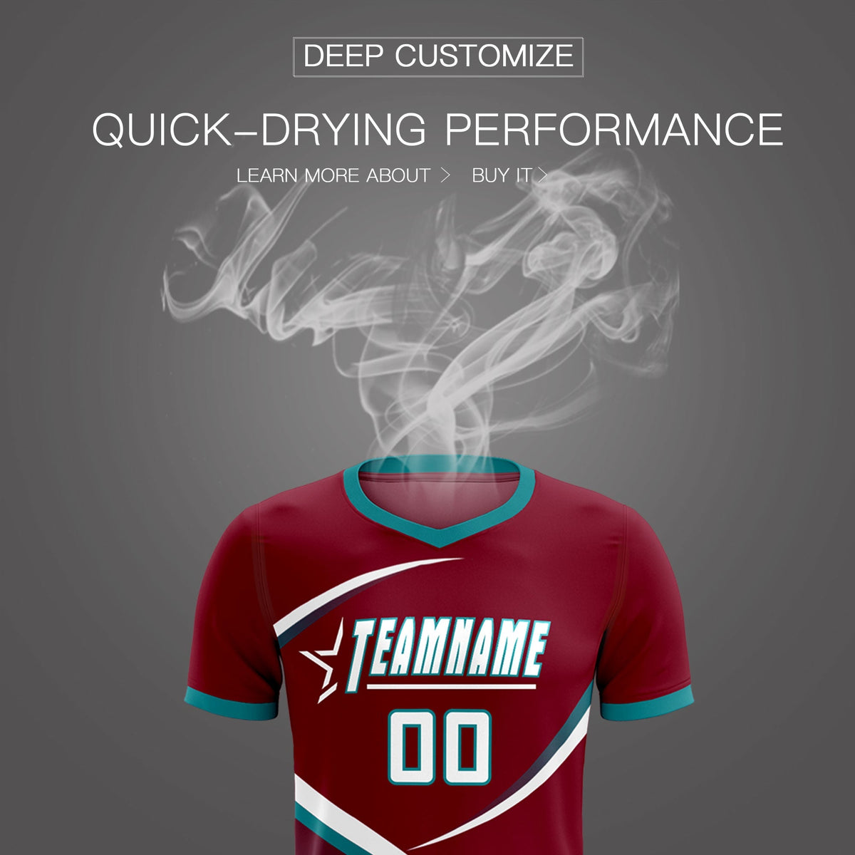 Custom Crimson Aqua Color Block Training Uniform For Men Football Kits Jersey