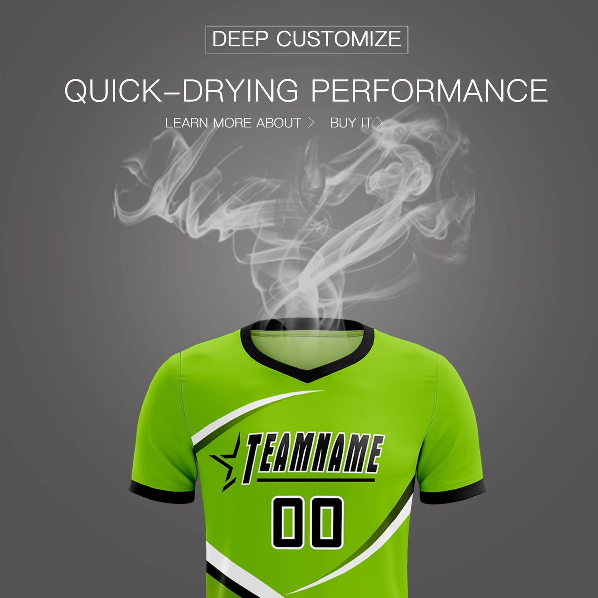 Custom Neon Green Black Color Block Training Uniform For Men Soccer Sets Jersey