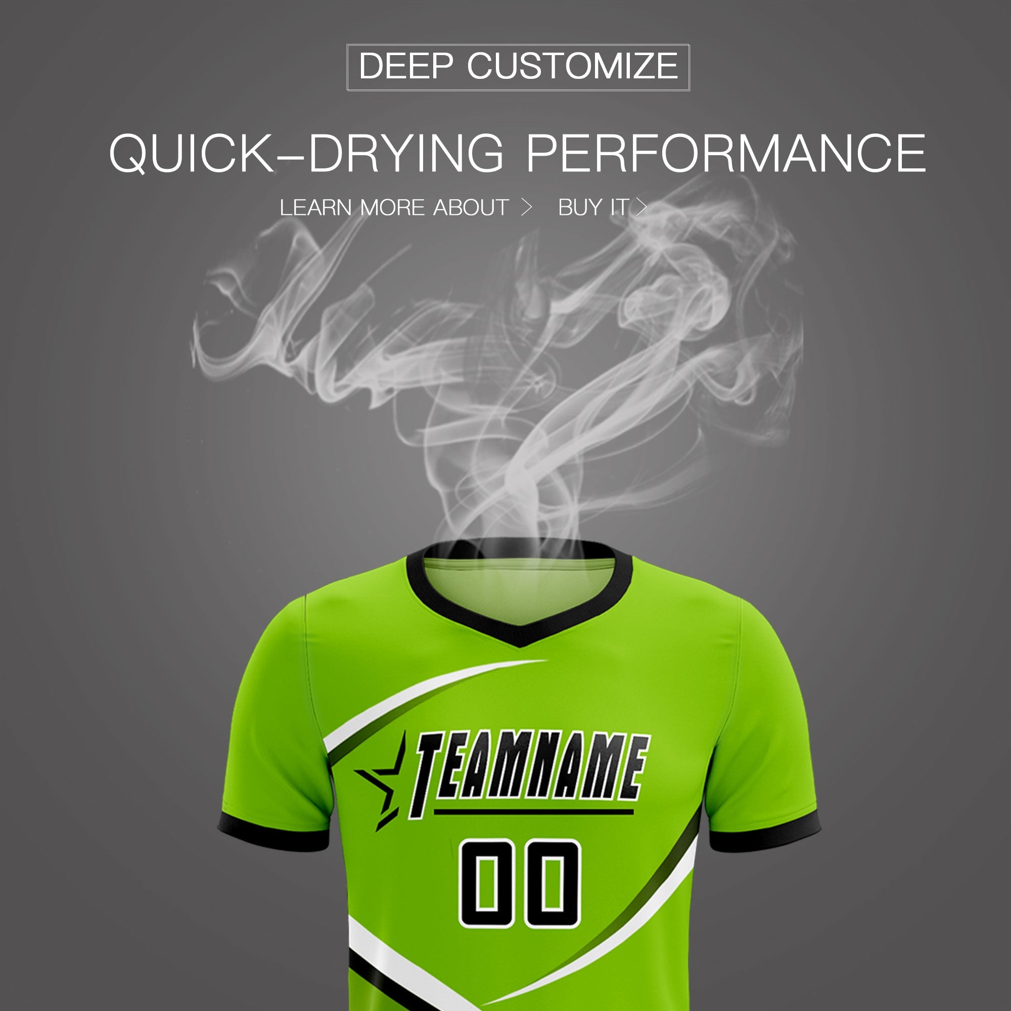 Custom Neon Green Black Color Block Training Uniform For Men Soccer Sets Jersey