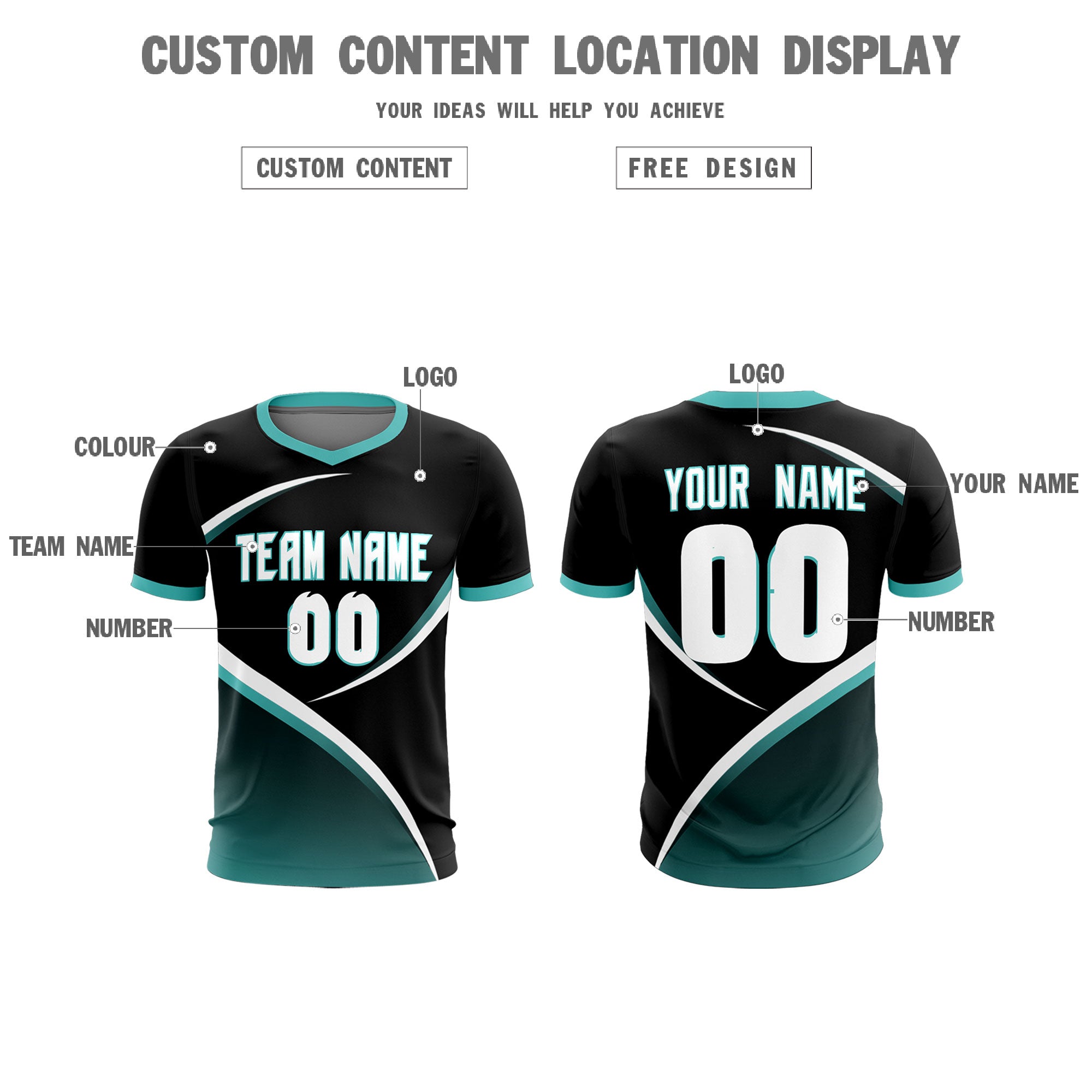 Custom Black Bright Green Color Block Training Uniform For Men Soccer Sets Jersey