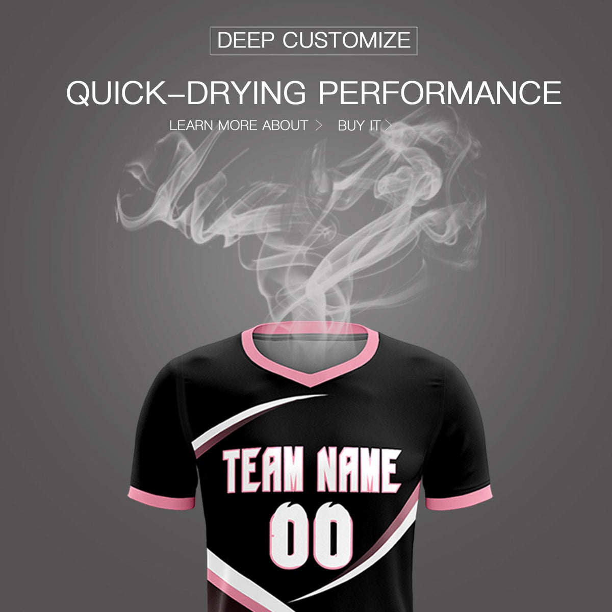 Custom Black Light Pink Color Block Training Uniform For Men Soccer Sets Jersey