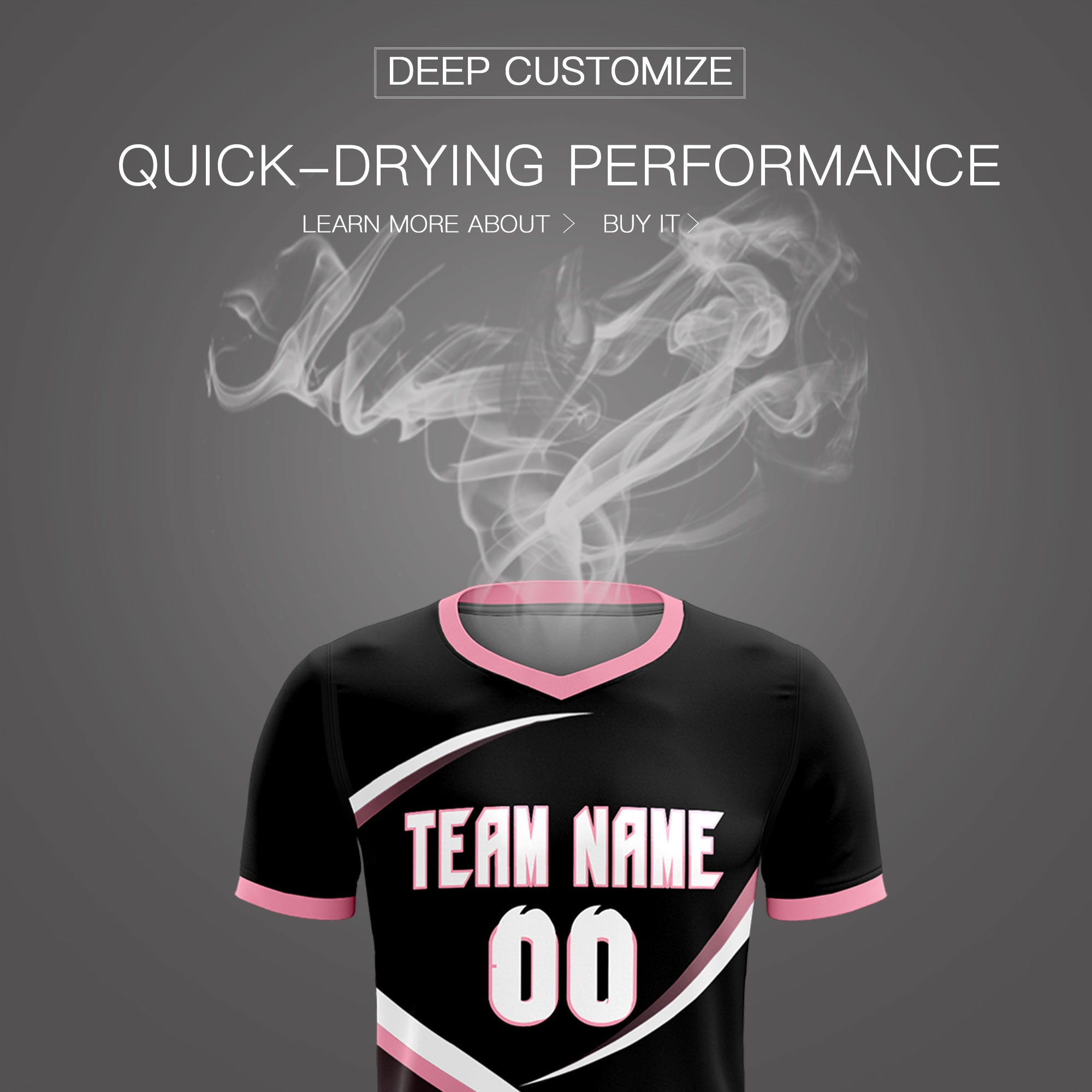 Custom Black Light Pink Color Block Training Uniform For Men Soccer Sets Jersey