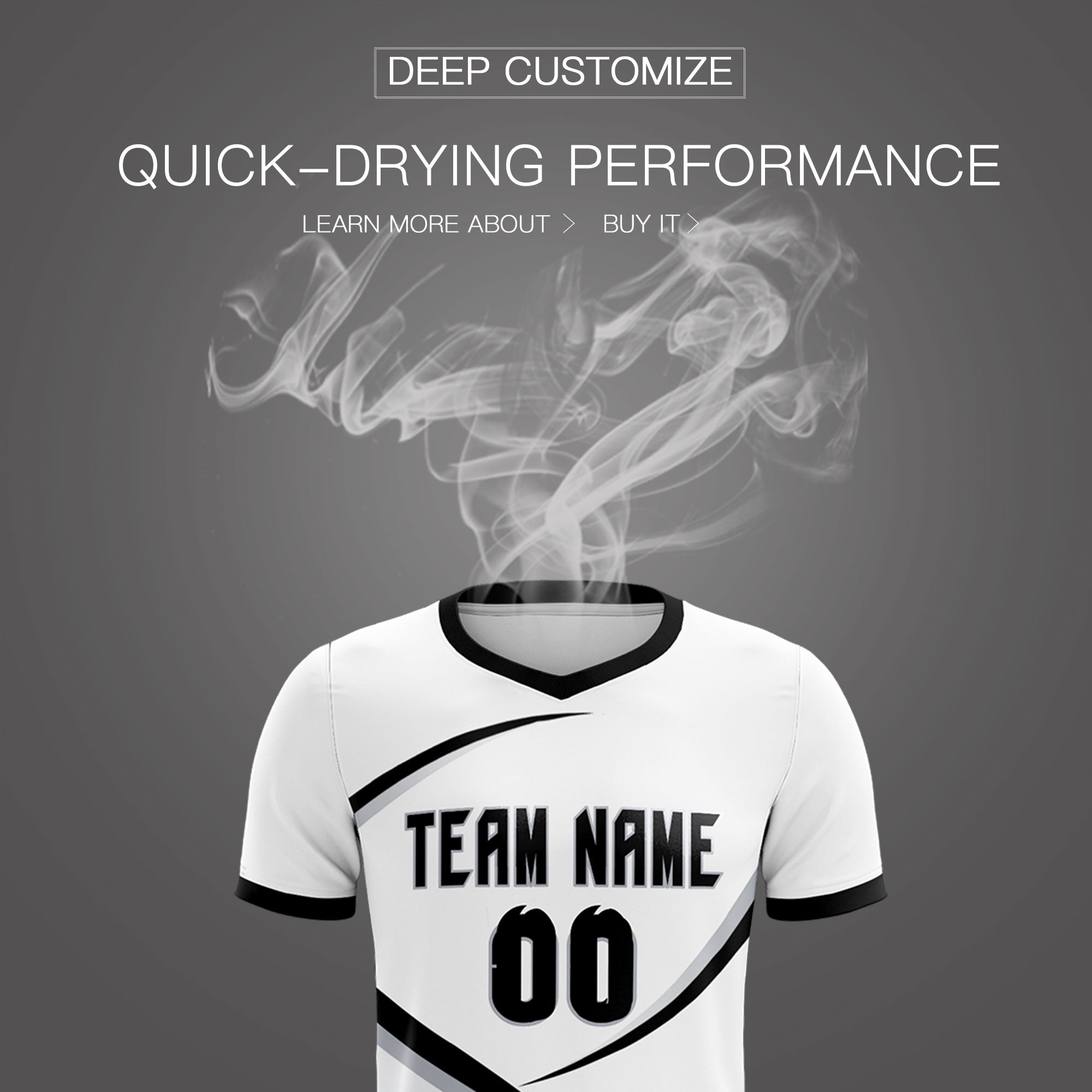 Custom White Black Color Block Training Uniform For Men Soccer Sets Jersey