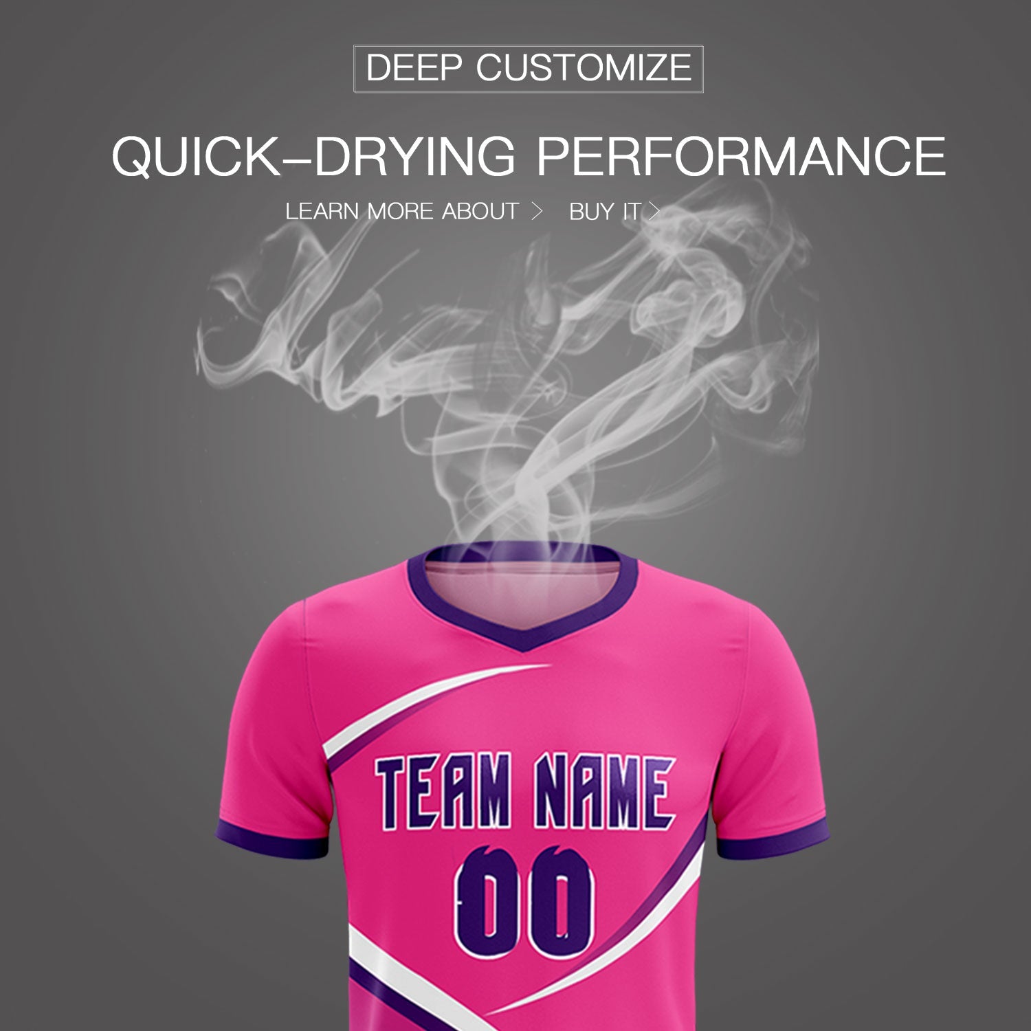 Custom Pink Purple Color Block Training Uniform For Men Soccer Sets Jersey