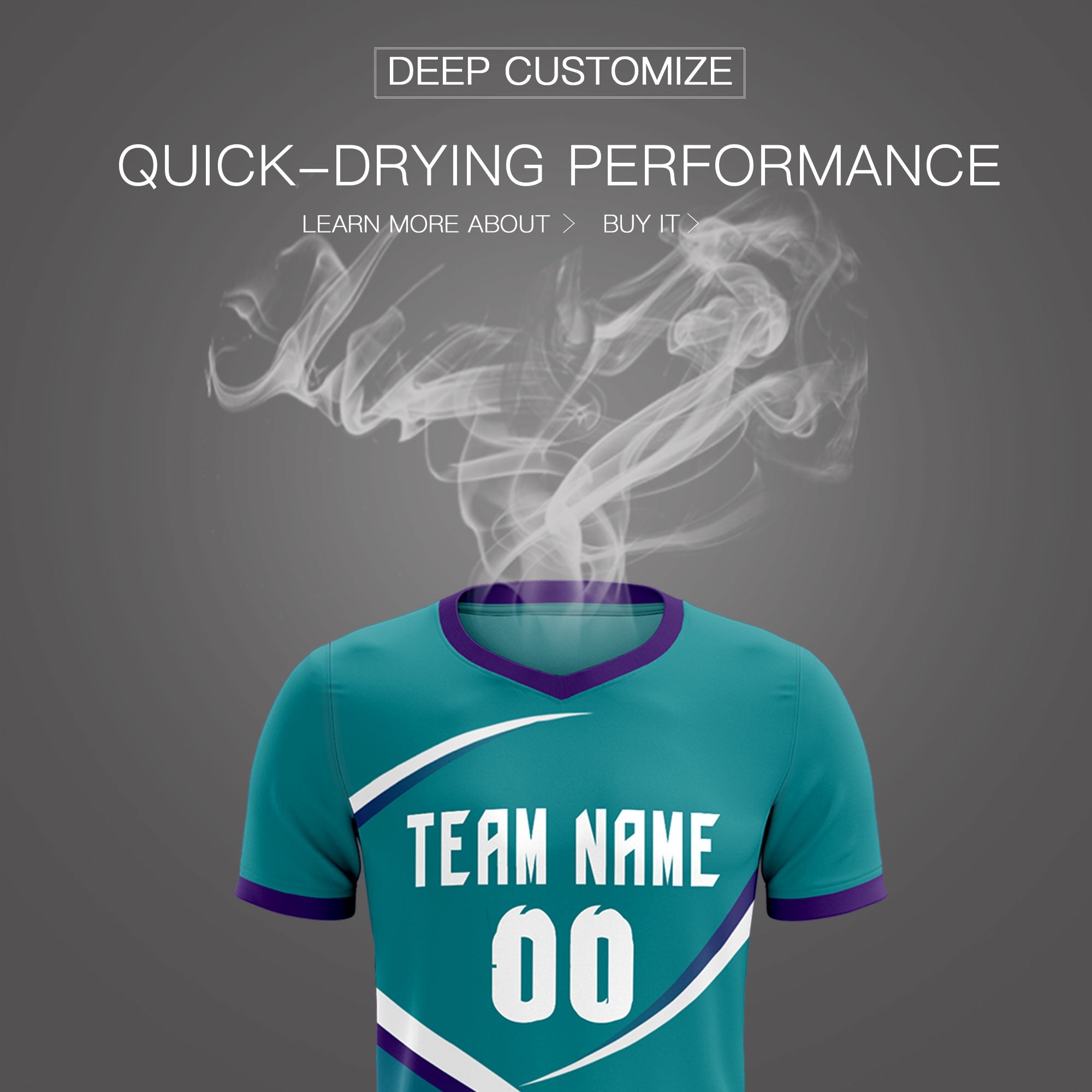 Custom Aqua Purple Color Block Training Uniform For Men Soccer Sets Jersey