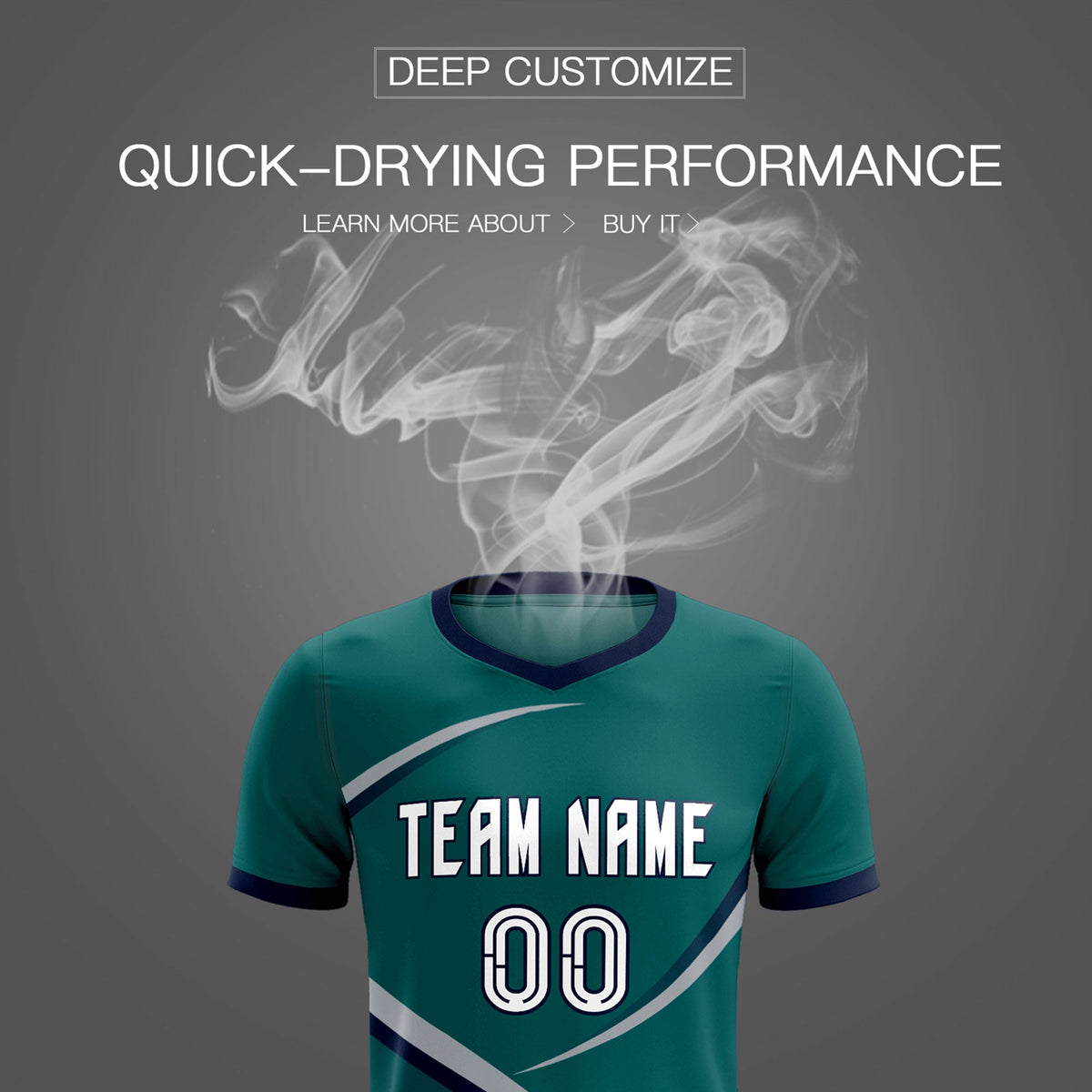 Custom Aqua Navy Color Block Training Uniform For Men Soccer Sets Jersey