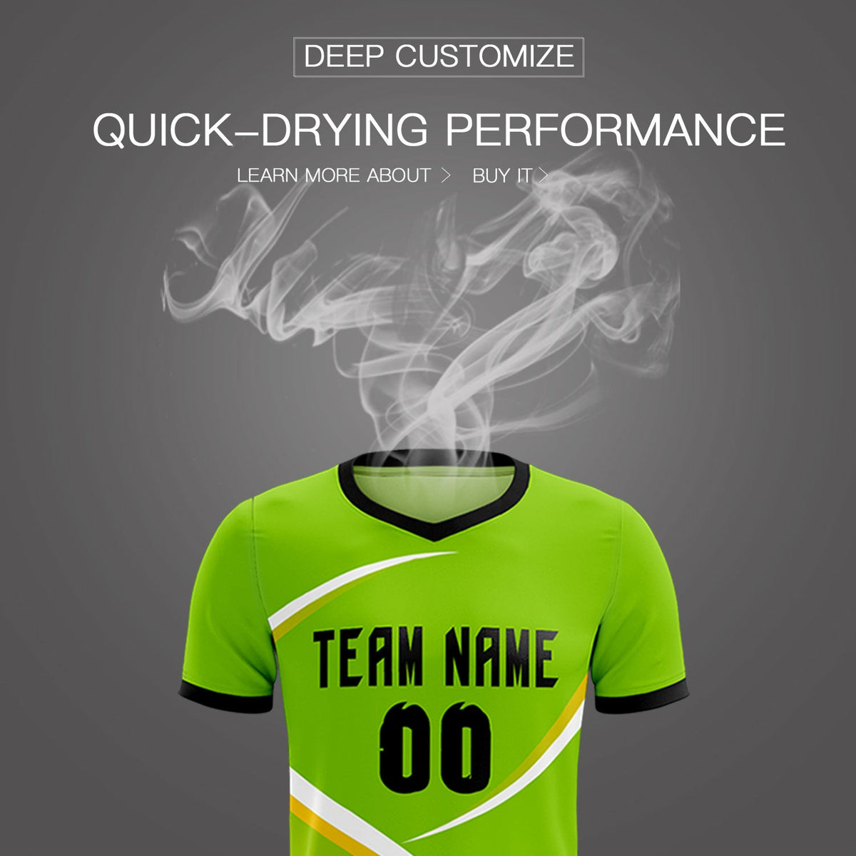 Custom Neon Green Black Color Block Training Uniform For Men Soccer Sets Jersey